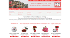 Desktop Screenshot of flowers2varanasi.com